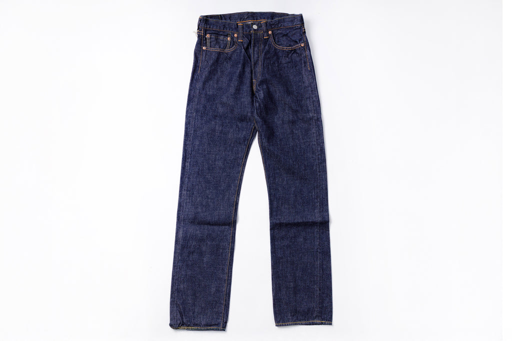 FULLCOUNT Slim Straight Jeans One Wash Front View