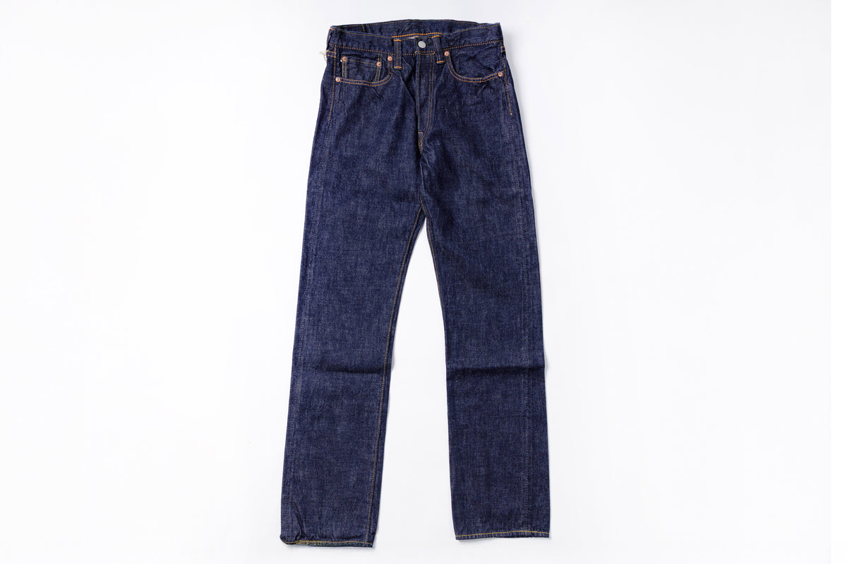 FULLCOUNT Slim Straight Jeans One Wash Front View