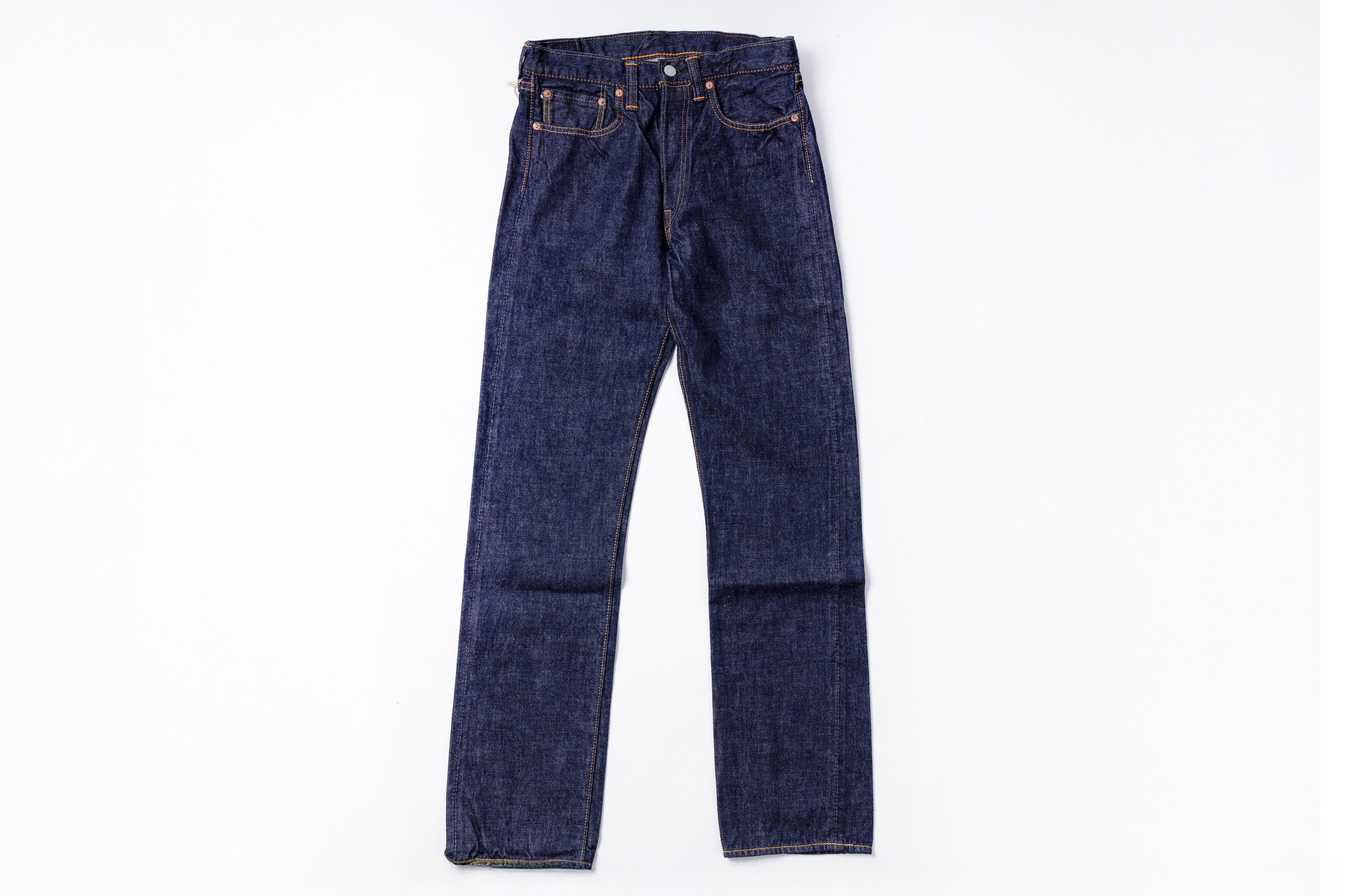 FULLCOUNT Slim Straight Jeans One Wash Front View