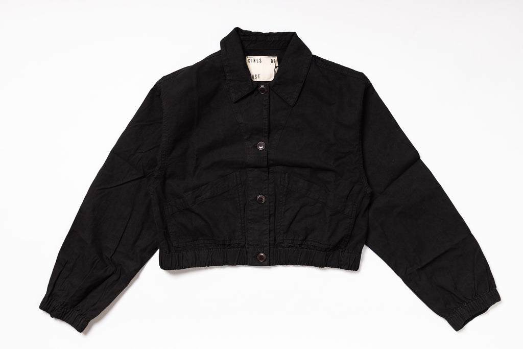 Black jacket on a white background