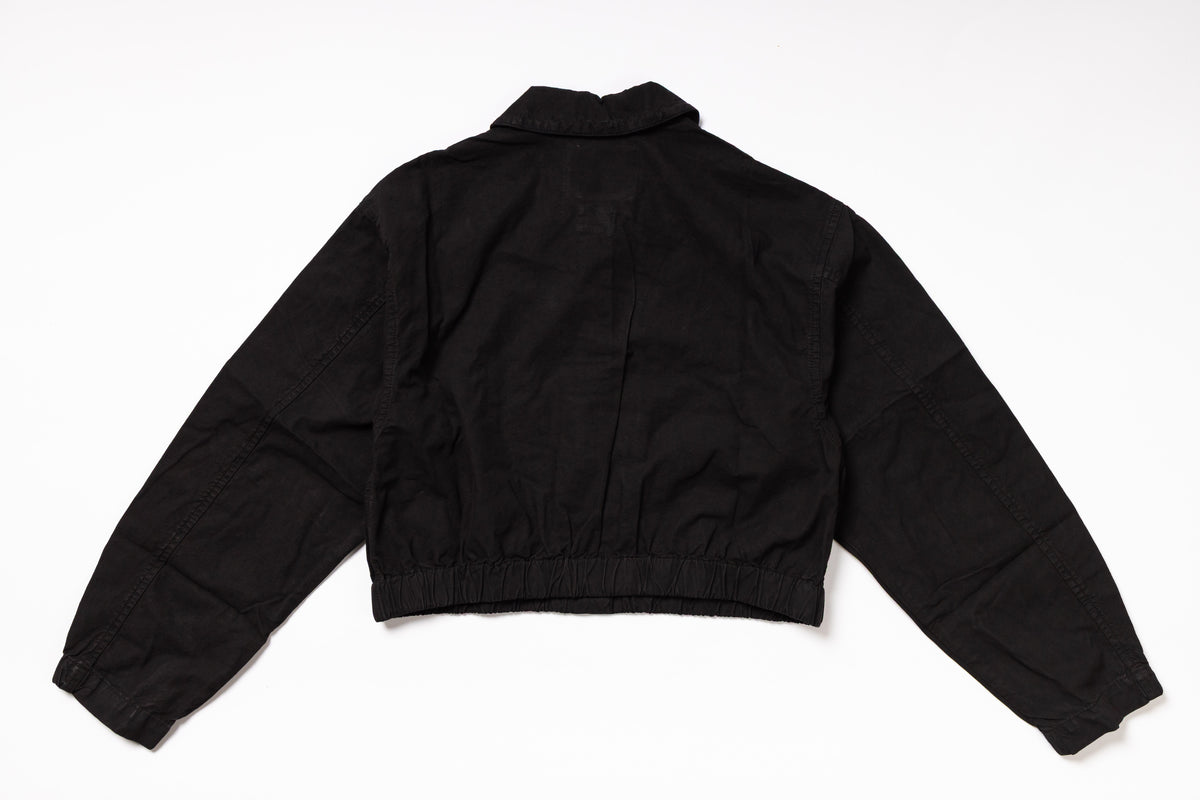 Black jacket on a white background