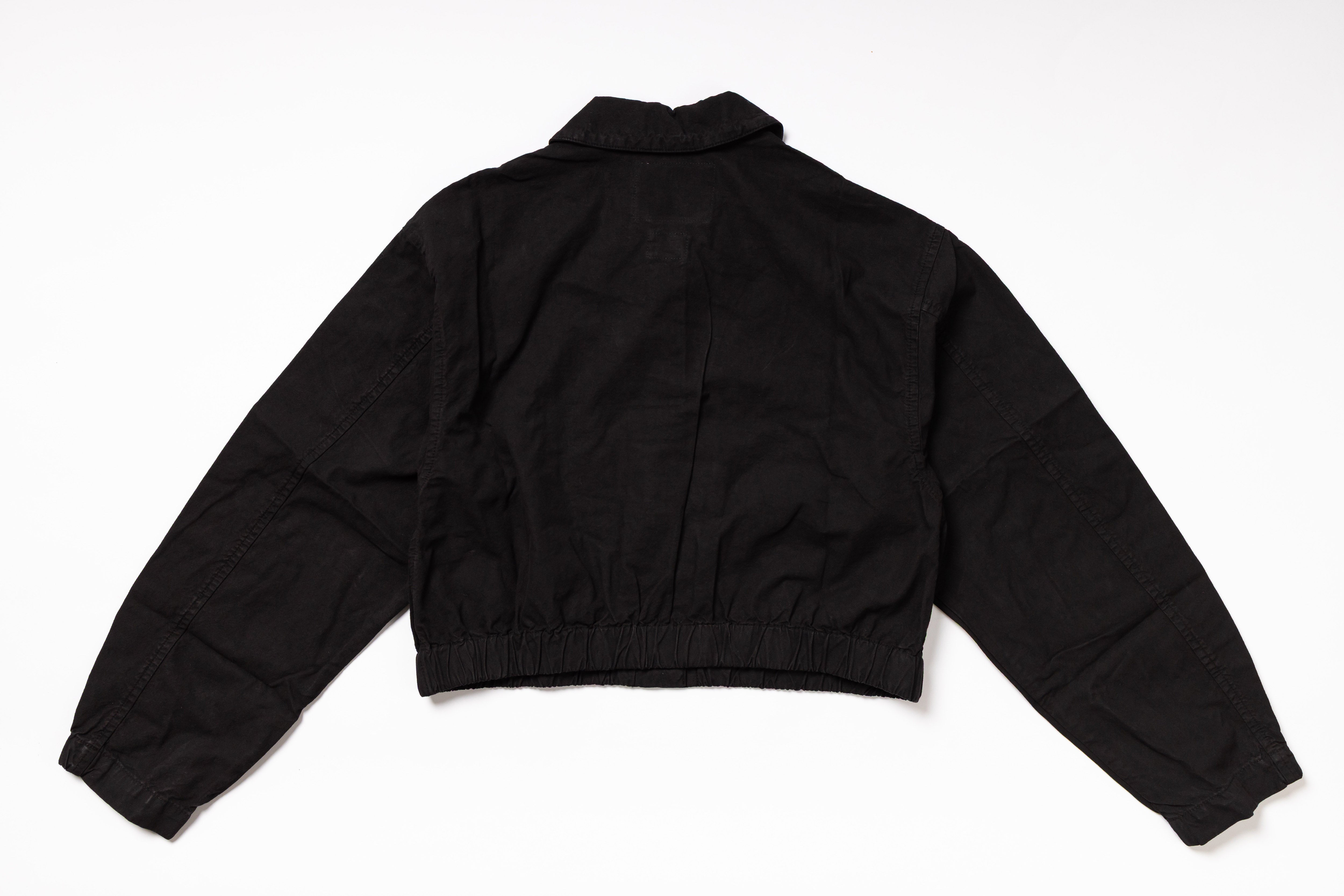 Black jacket on a white background