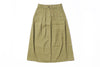 Green skirt on a white background