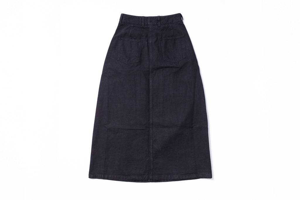 Black skirt on a white background
