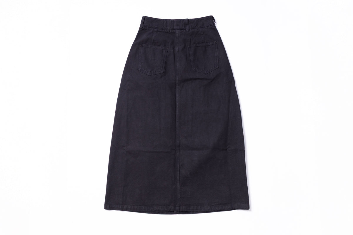 Black skirt on a white background