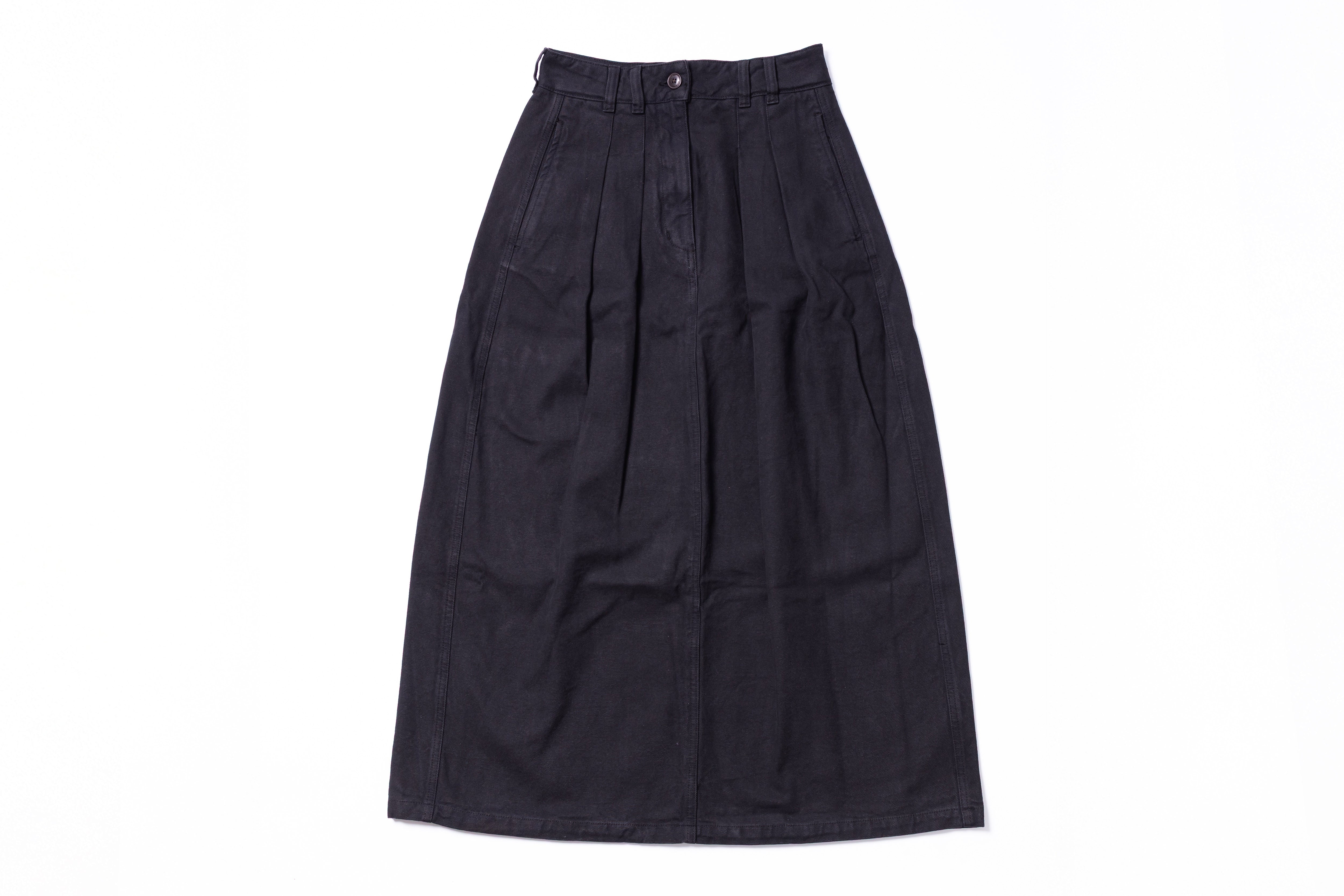 Black skirt on a white background