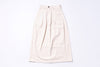 Beige skirt on a white background