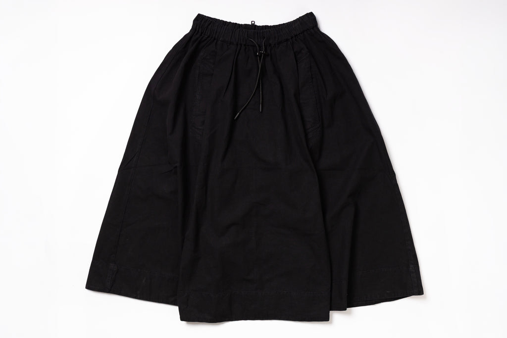 Black skirt on a white background
