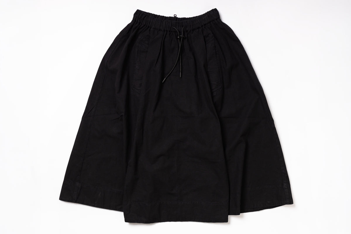 Black skirt on a white background
