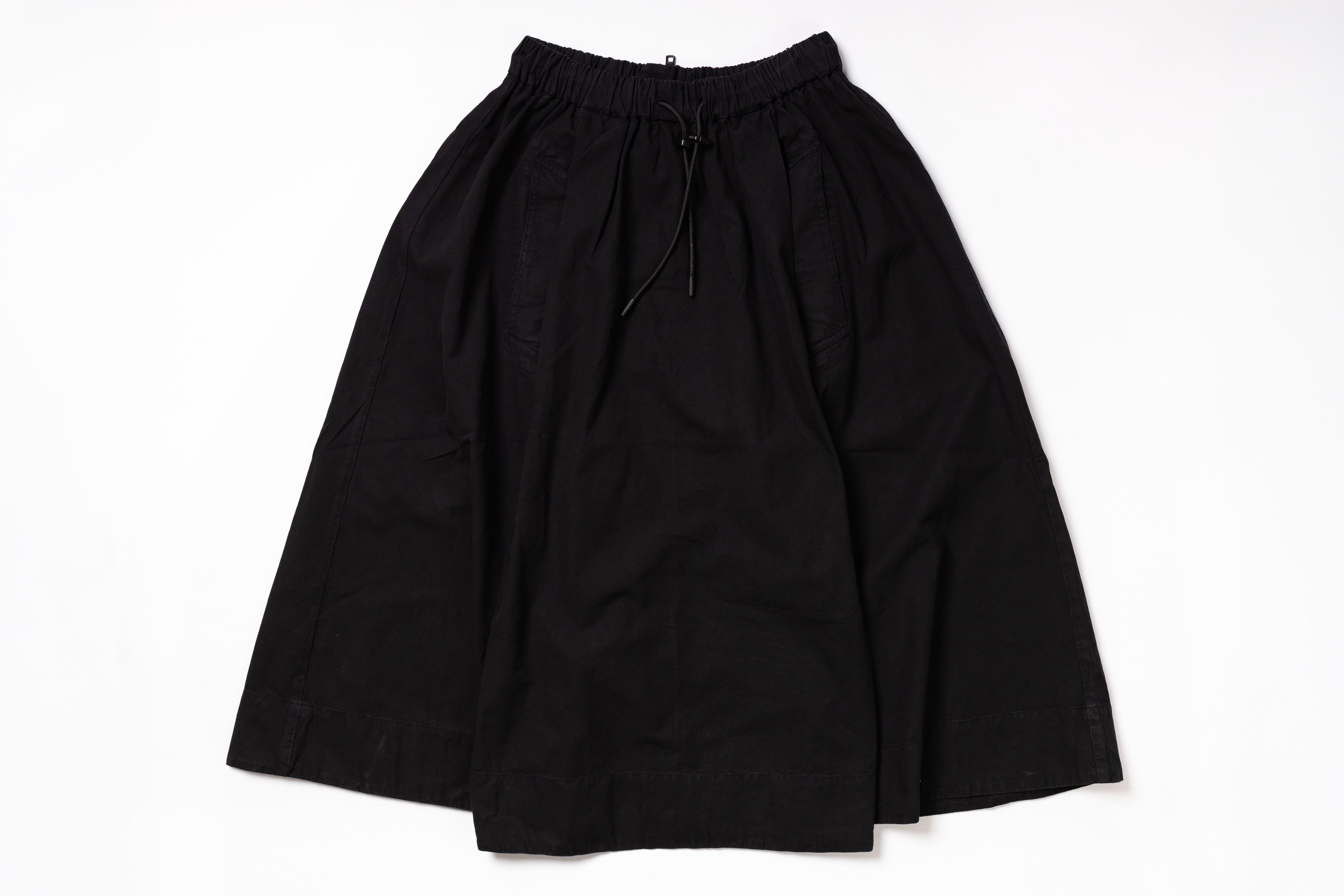 Black skirt on a white background