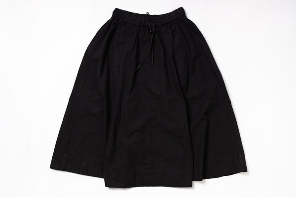 Black skirt on a white background