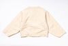 Beige jacket on a white background