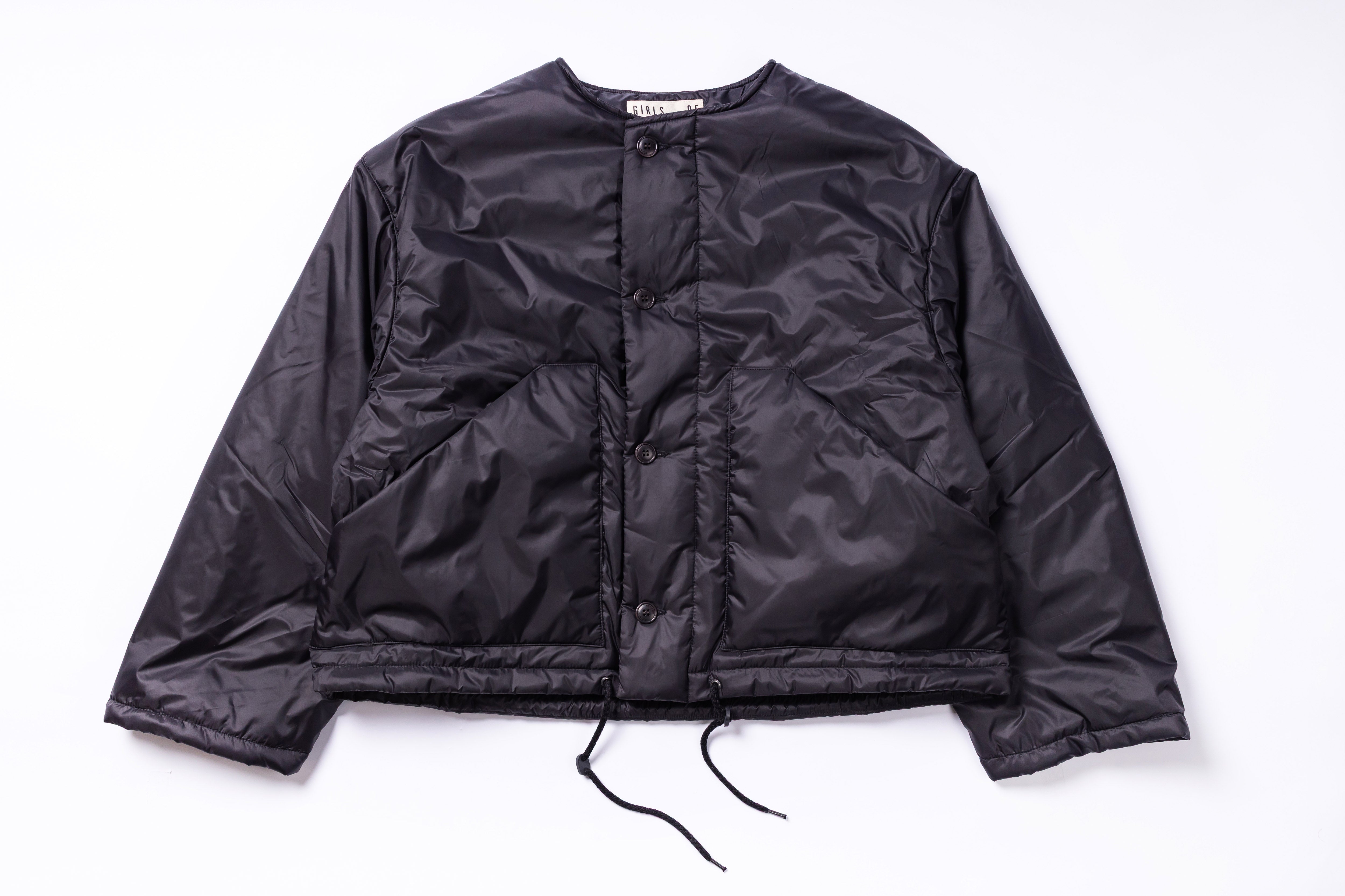 Black jacket on a white background