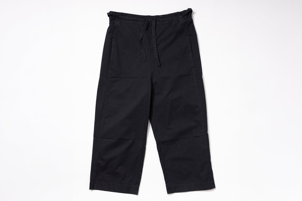 Black pants on a white background