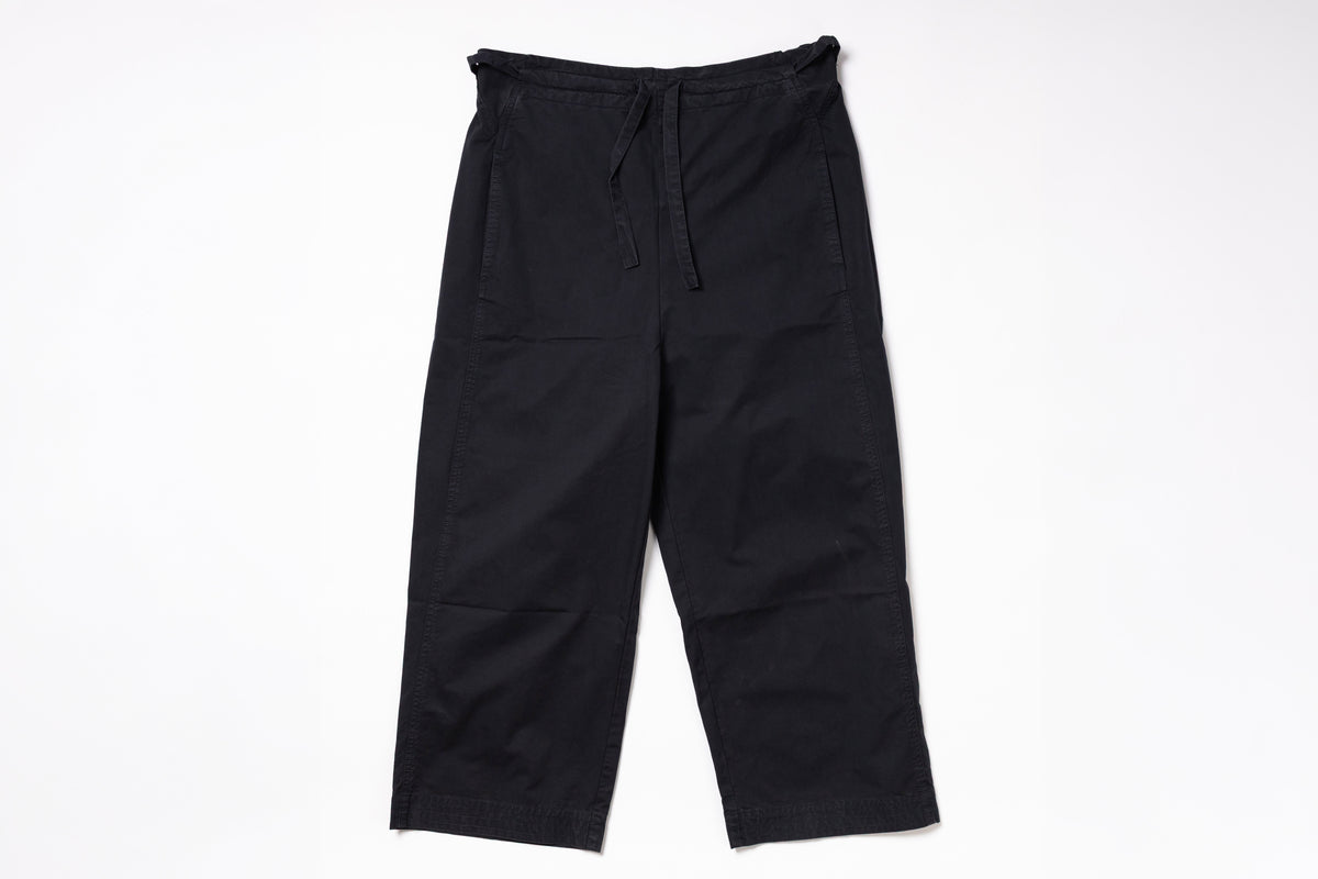 Black pants on a white background