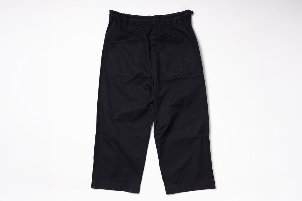 Navy pants on a white background