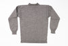 Gray sweater on a white background