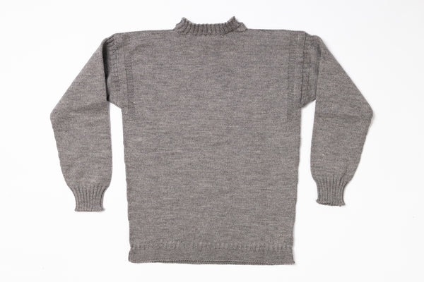 Gray sweater on a white background