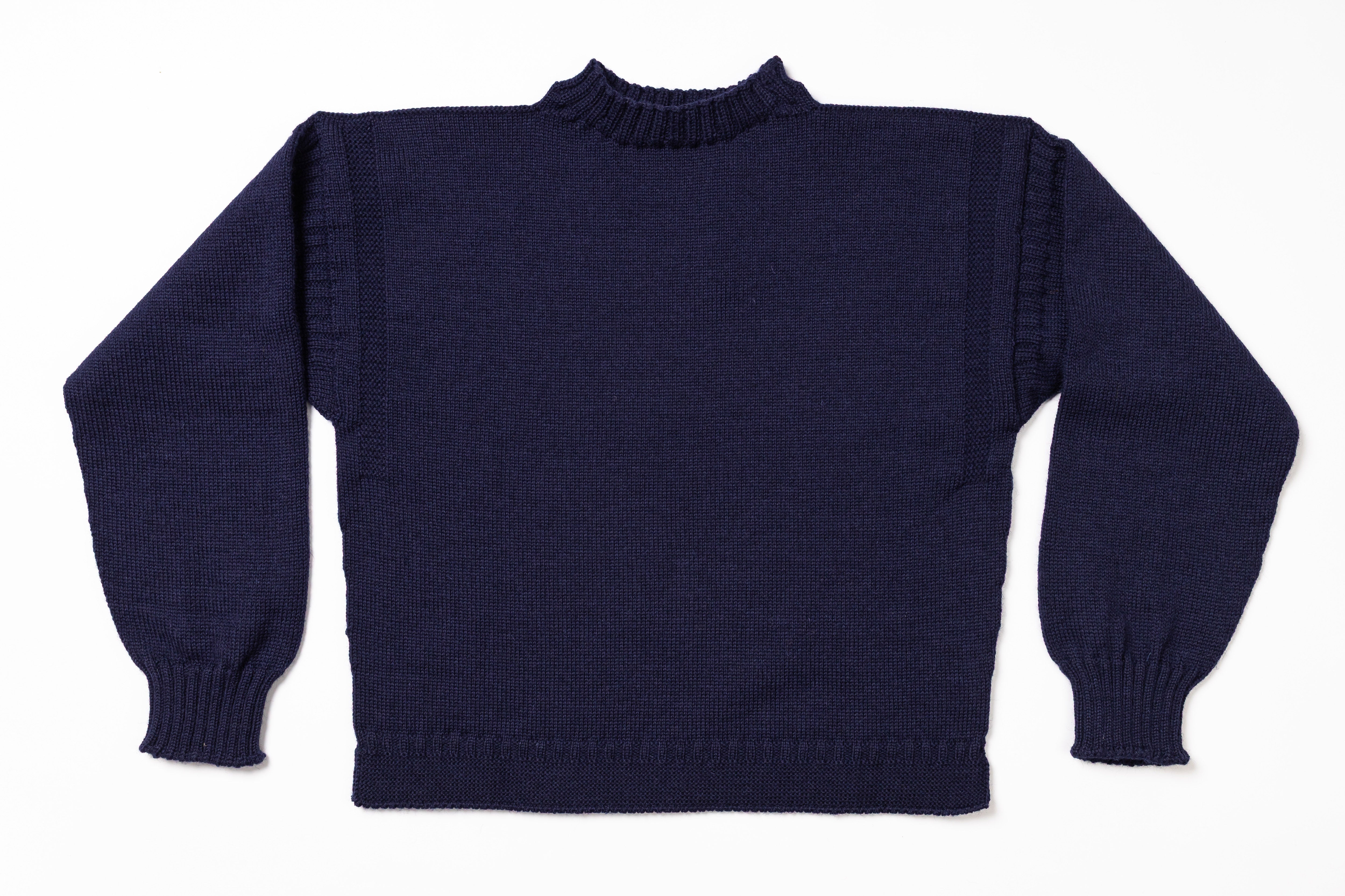 GUERNSEY WOOLLENS x DOE&DOG - Amelia Jumper in Navy-1
