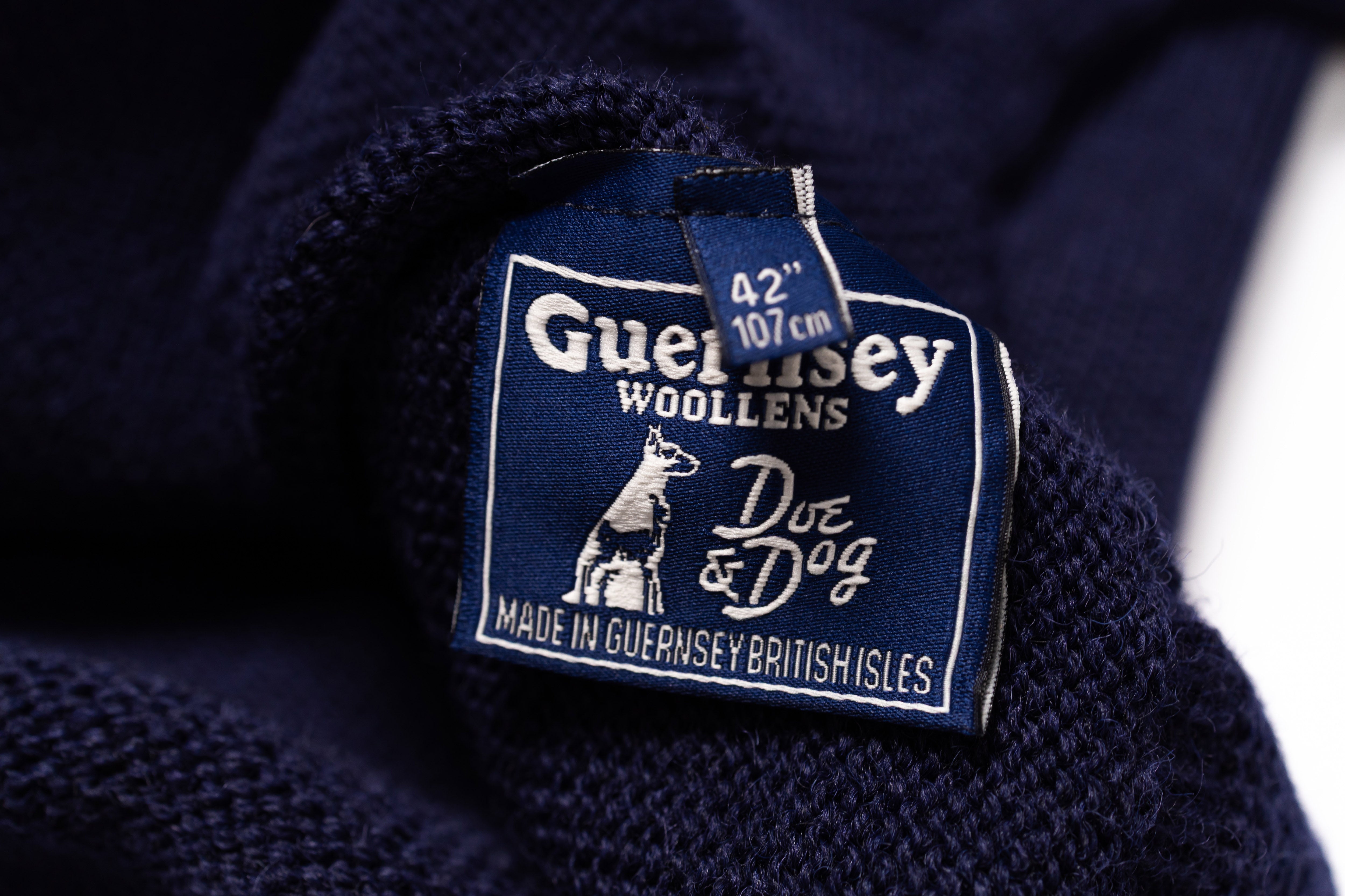 GUERNSEY WOOLLENS x DOE&DOG - Amelia Jumper in Navy-3