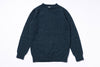 Dark blue sweater on a white background