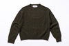 Dark Green sweater with 'Harley' label on a white background