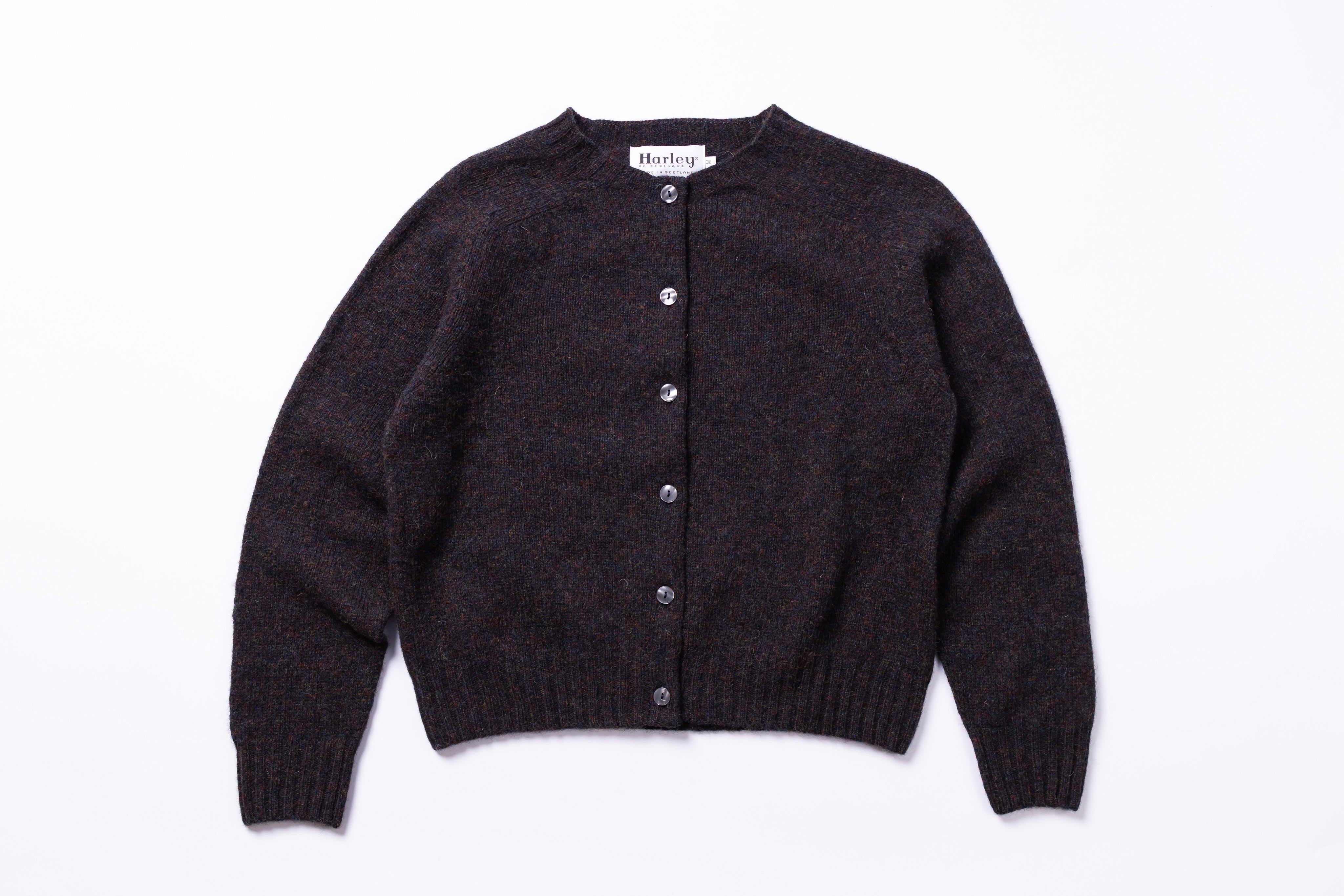Dark Multicolour cardigan on a white background