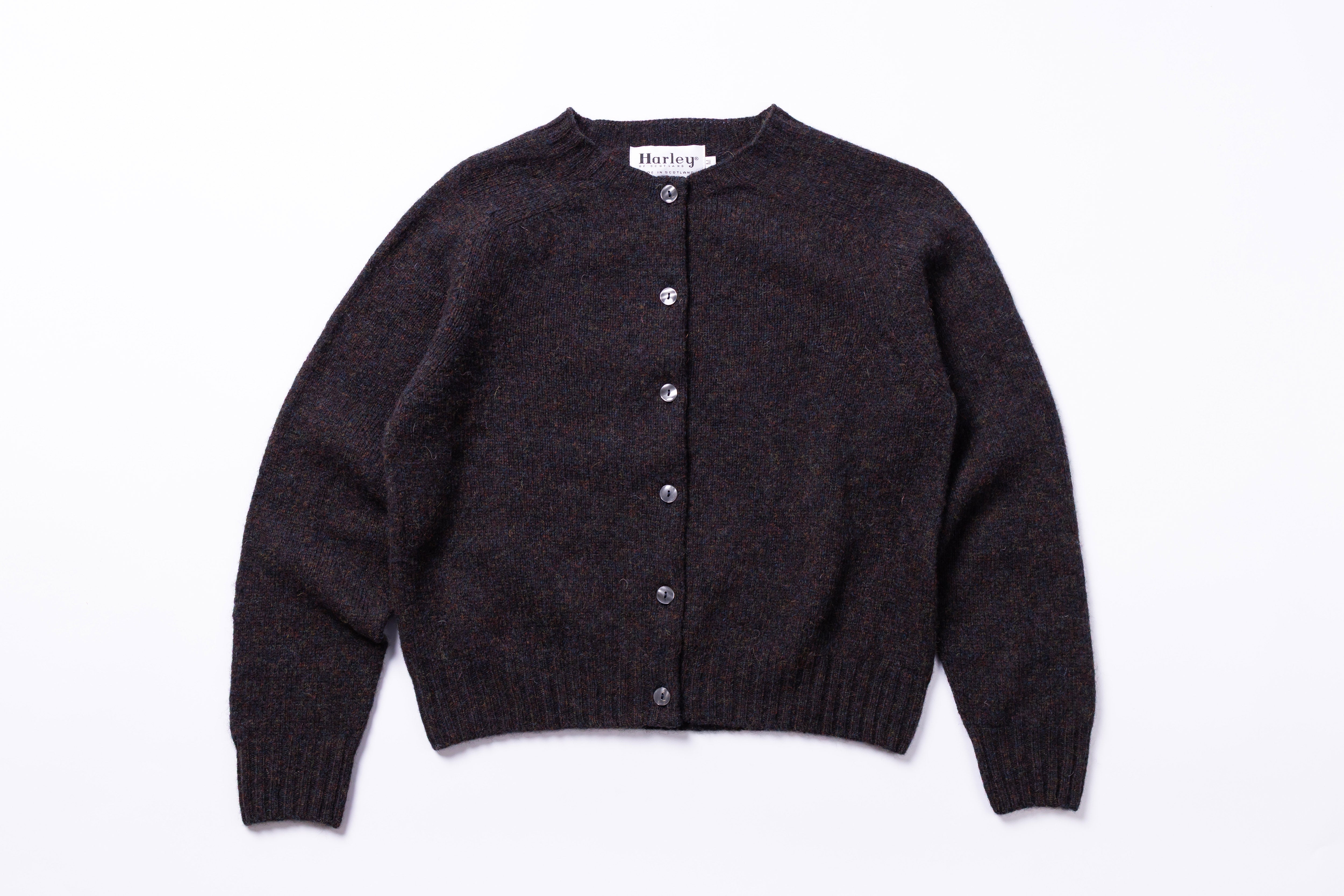 Dark Multicolour cardigan on a white background