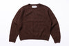 Dark Brown sweater with 'Harley' label on a white background