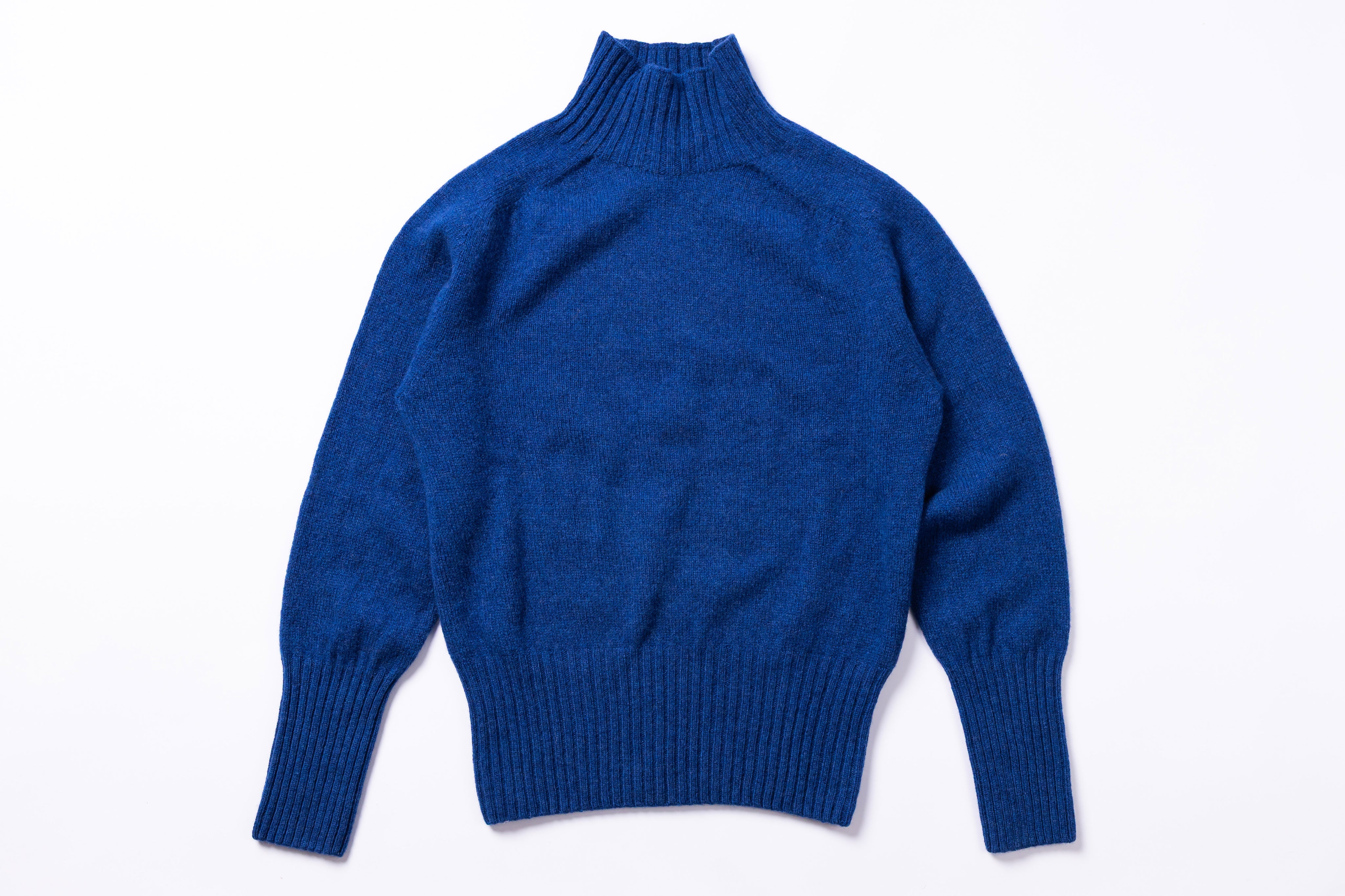 HARLEY OF SCOTLAND - Ladies Superfine Lambswool Mock Neck in Noss
