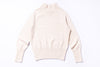 Beige sweater on a white background