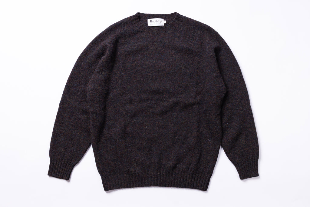 Dark Jumper with Harley Label on white background
