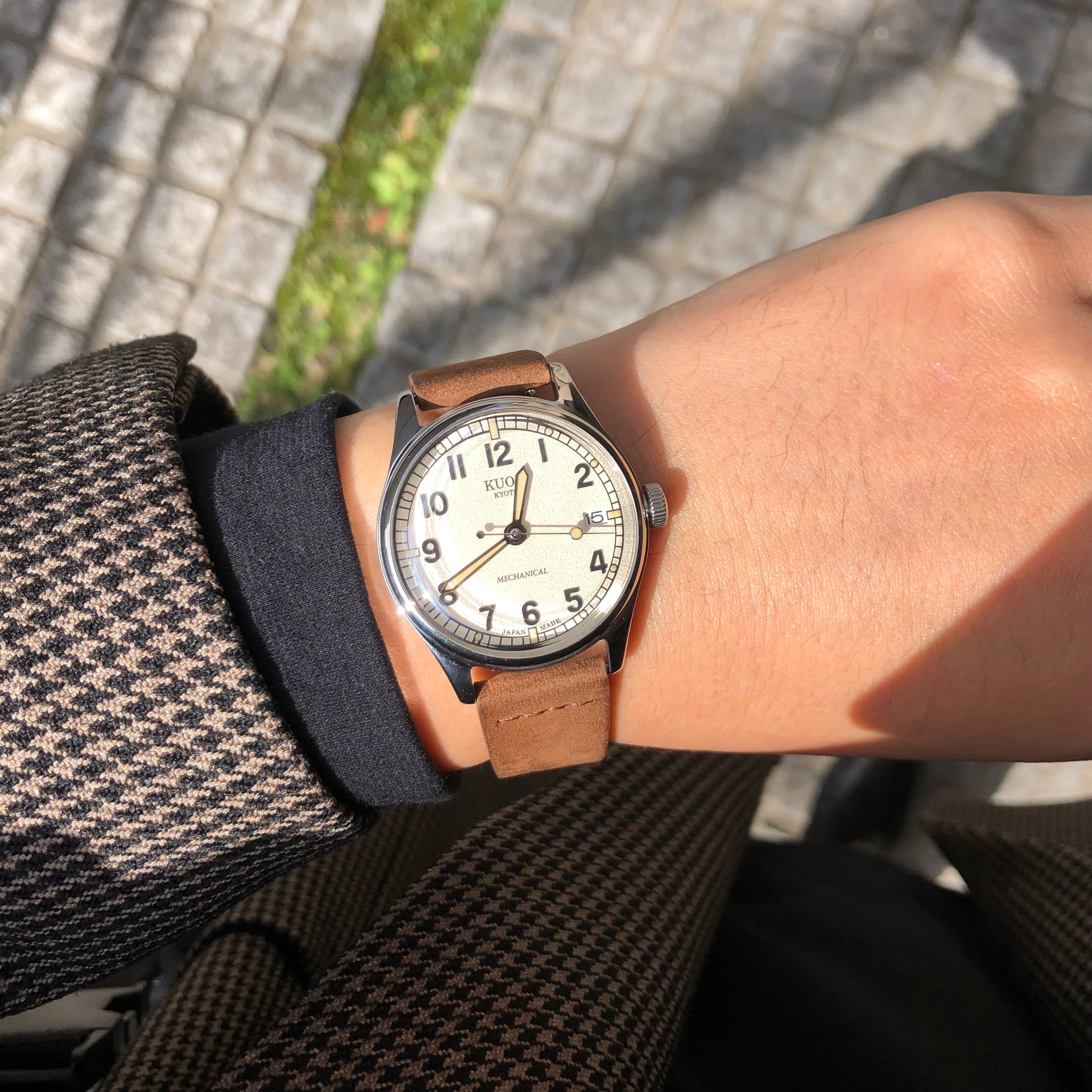 KUOE - Old Smith 90-002 Automatic Ivory No-Date-5
