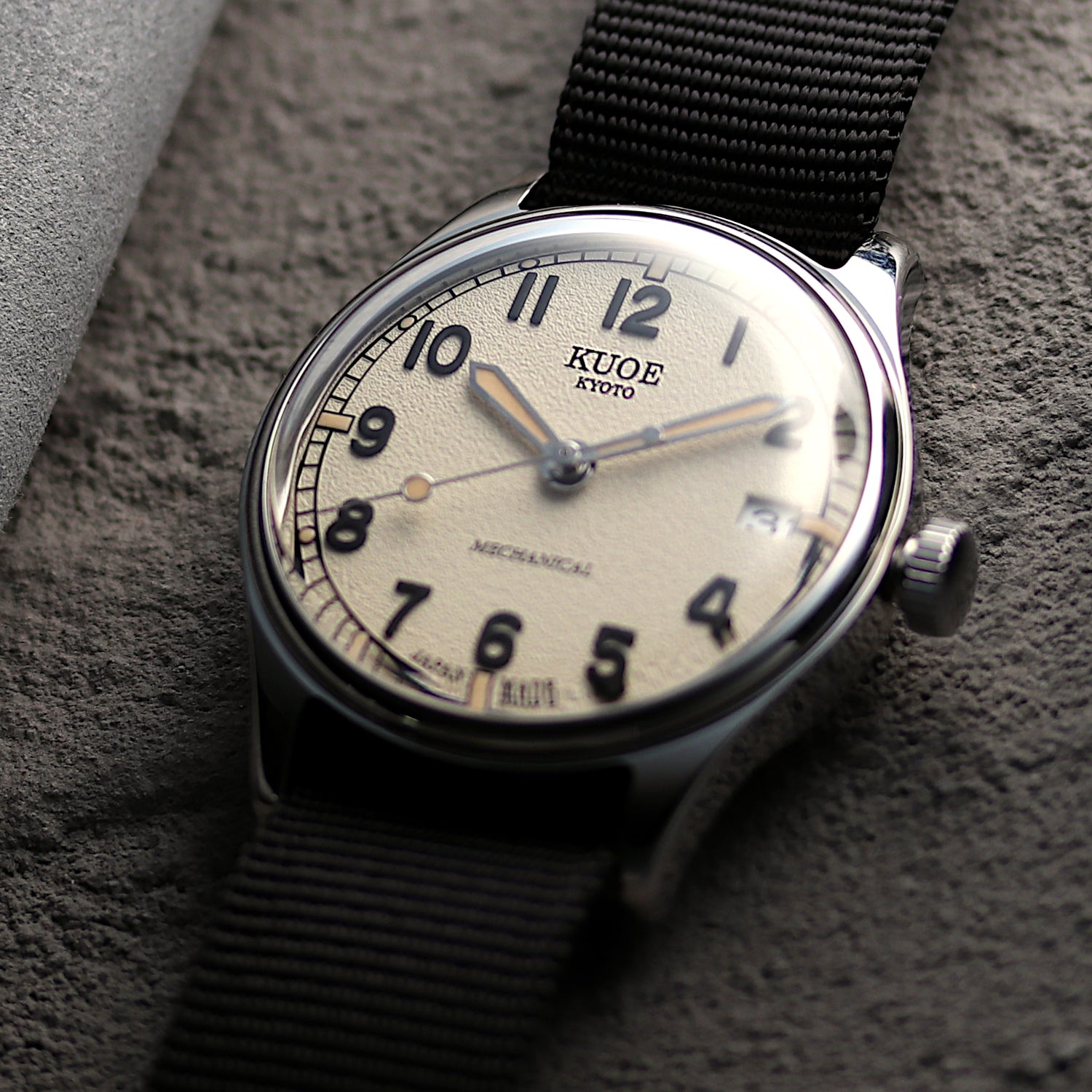 KUOE - Old Smith 90-002 Automatic Ivory Date-4