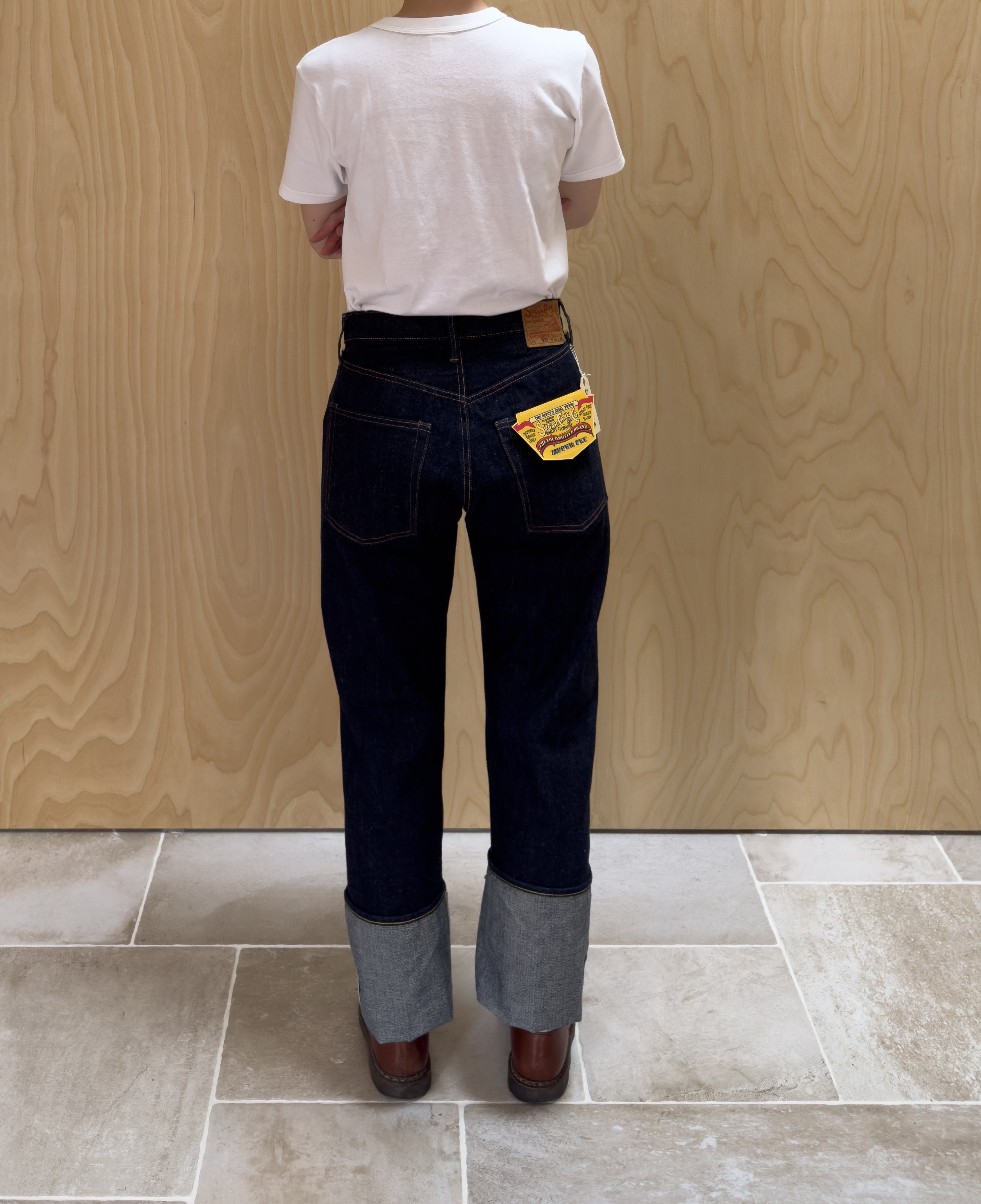 パンツ SUGAR CANE DENIM 1955 MODEL ZIPPER FLY Sugar Cane 1955Z Model - 14oz Zipper Fly - Franklin & Poe