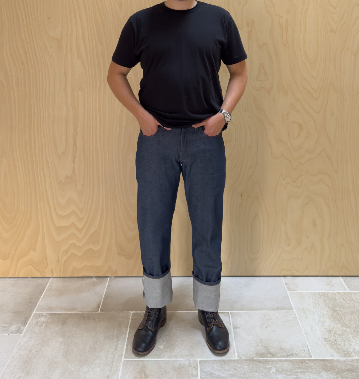 NAKED & FAMOUS DENIM - Weird Guy - Natural Indigo Selvedge-8