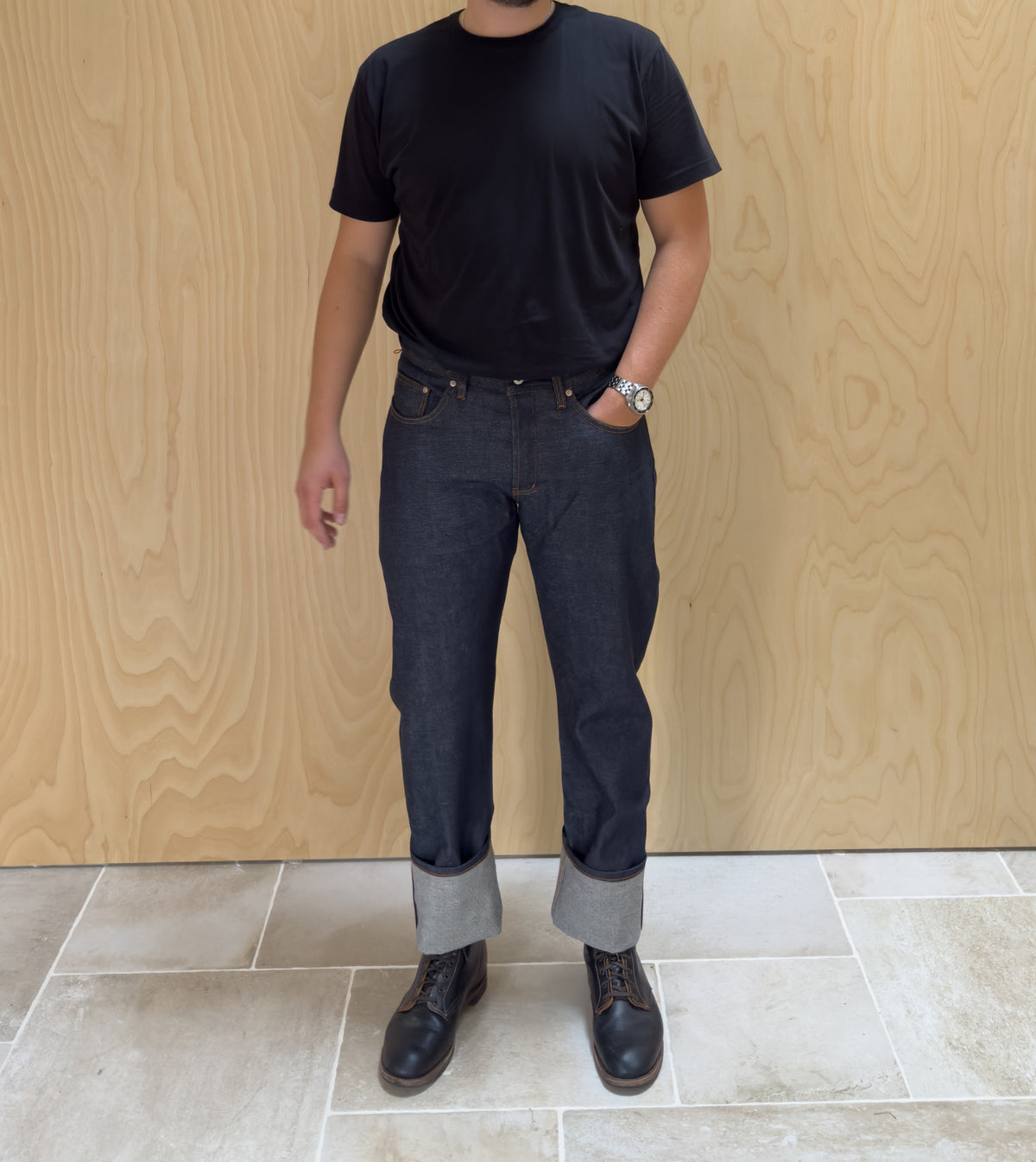 NAKED & FAMOUS DENIM - Weird Guy - Dirty Fade Selvedge-8