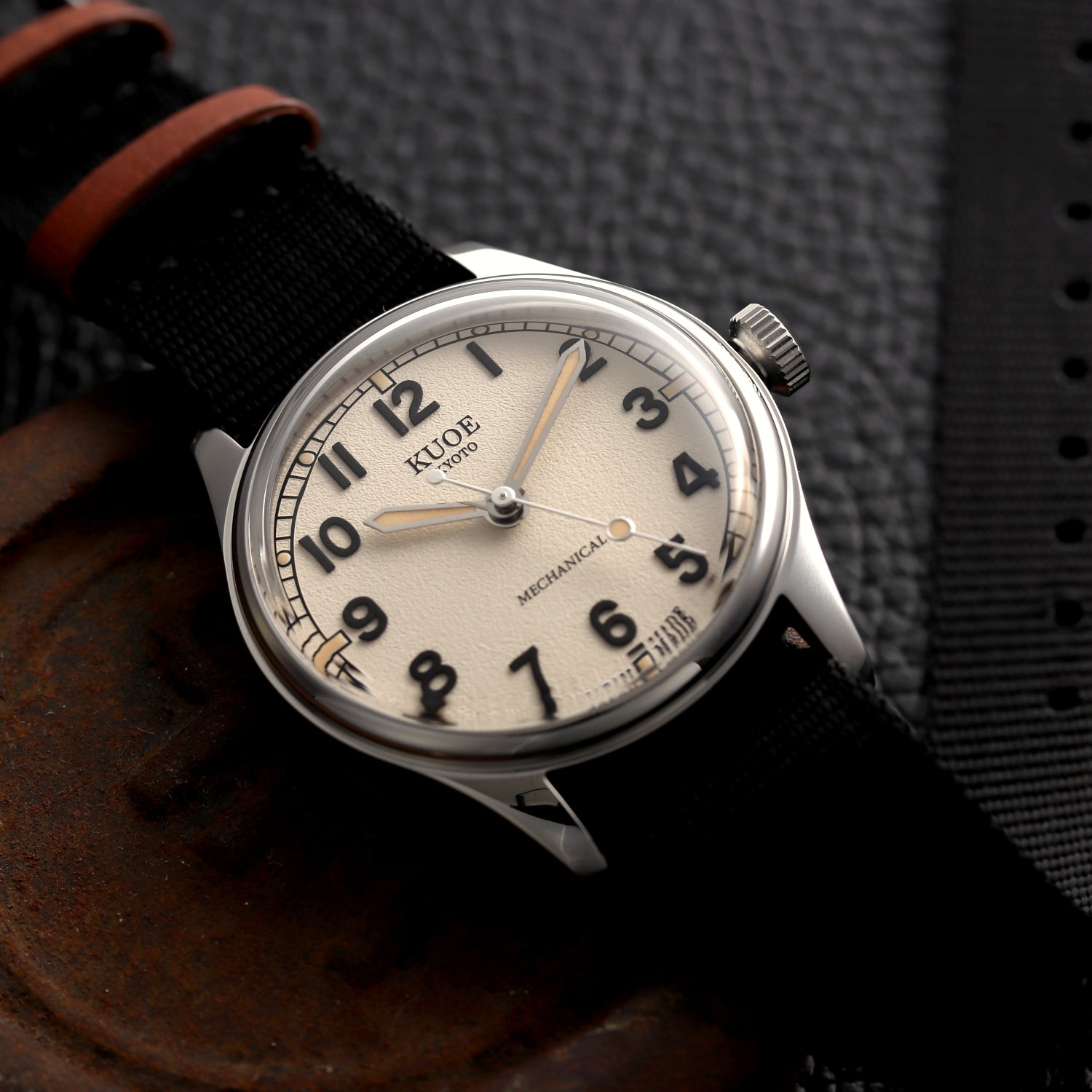 KUOE - Old Smith 90-002 Automatic Ivory No-Date-4
