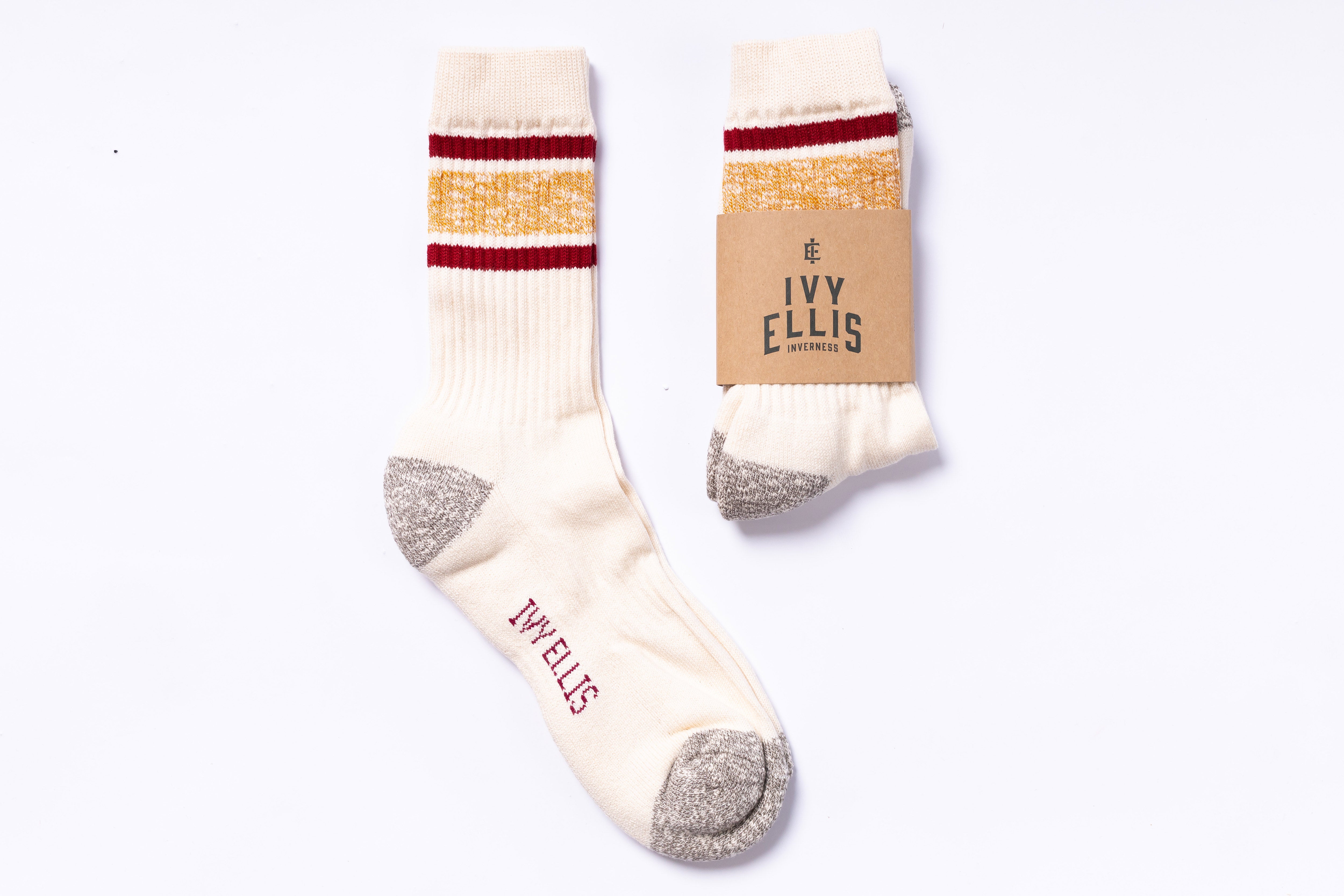 IVY ELLIS - Men's Crew Length Socks Andre-1