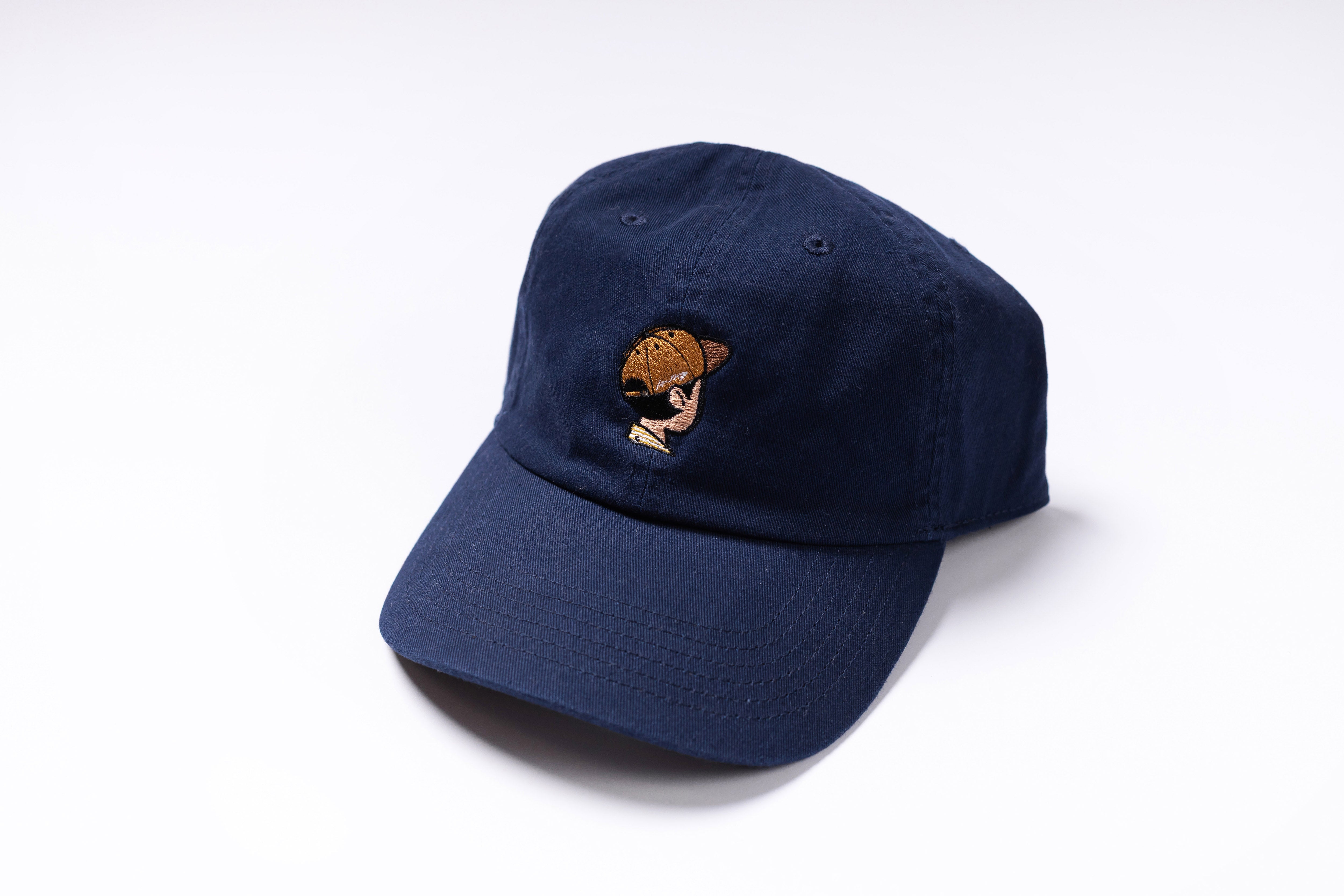 J.PRESS ORIGINALS - Aaron Chang Illustration Cap in Navy-1