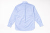Light blue button-up shirt on a white background