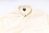 White dress shirt with a collar on a white background