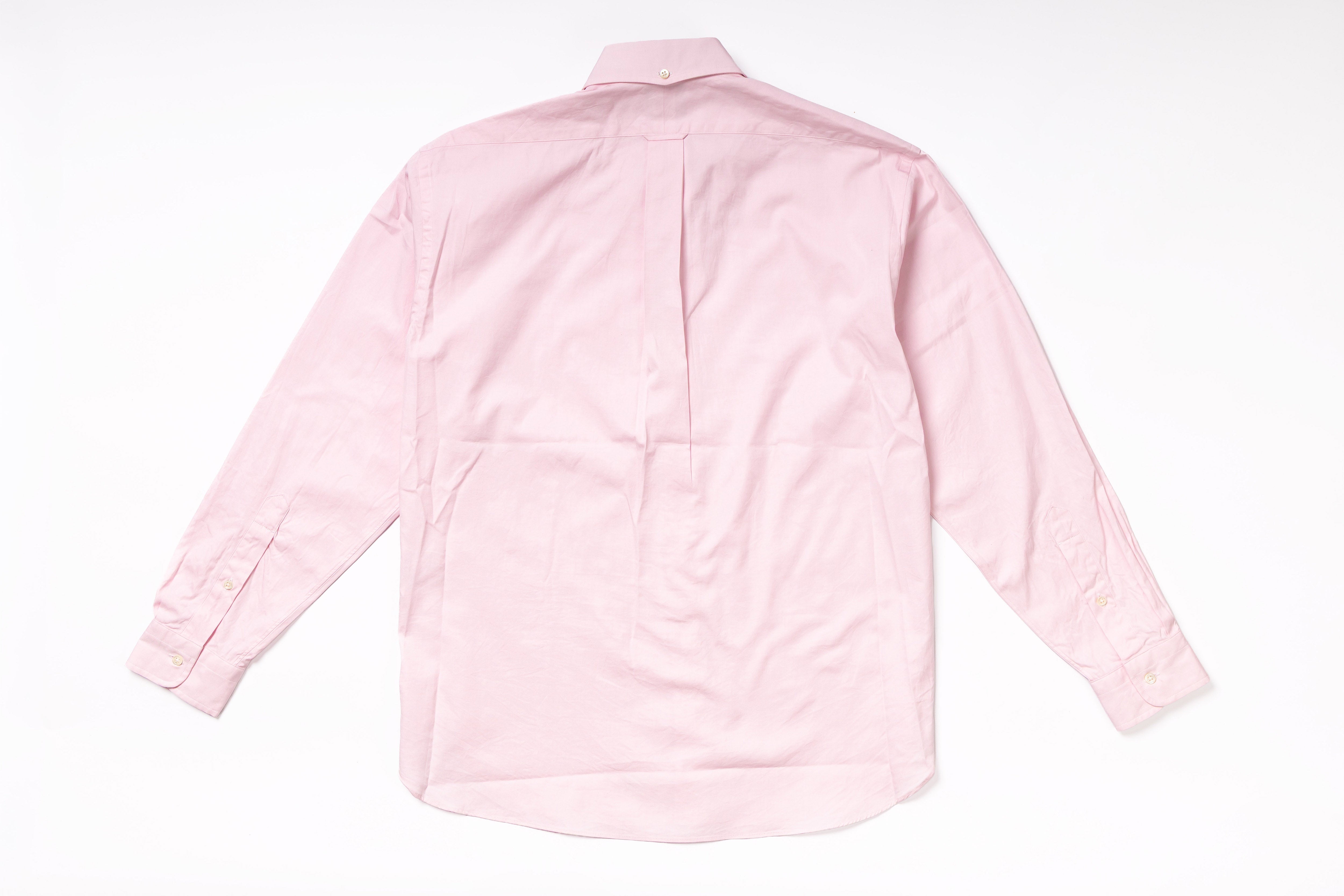 Pink shirt on a white background