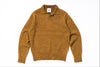 Brown sweater on a white background