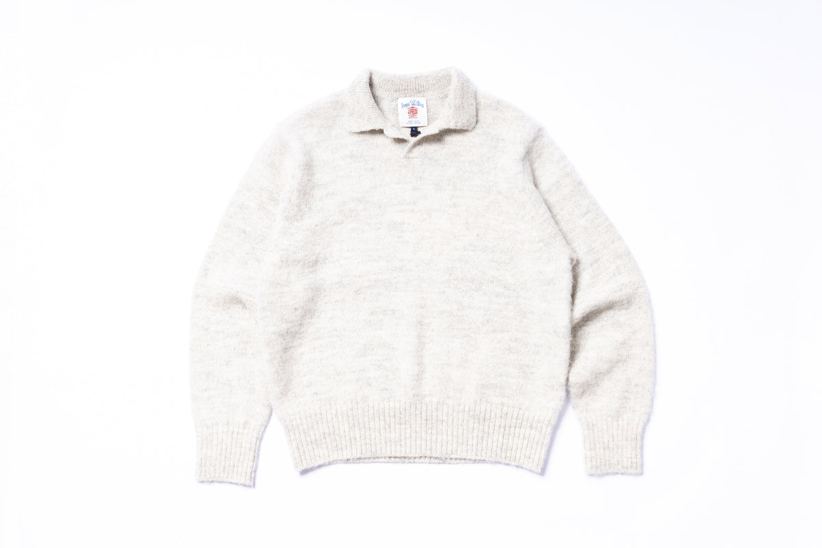 White sweater on a white background