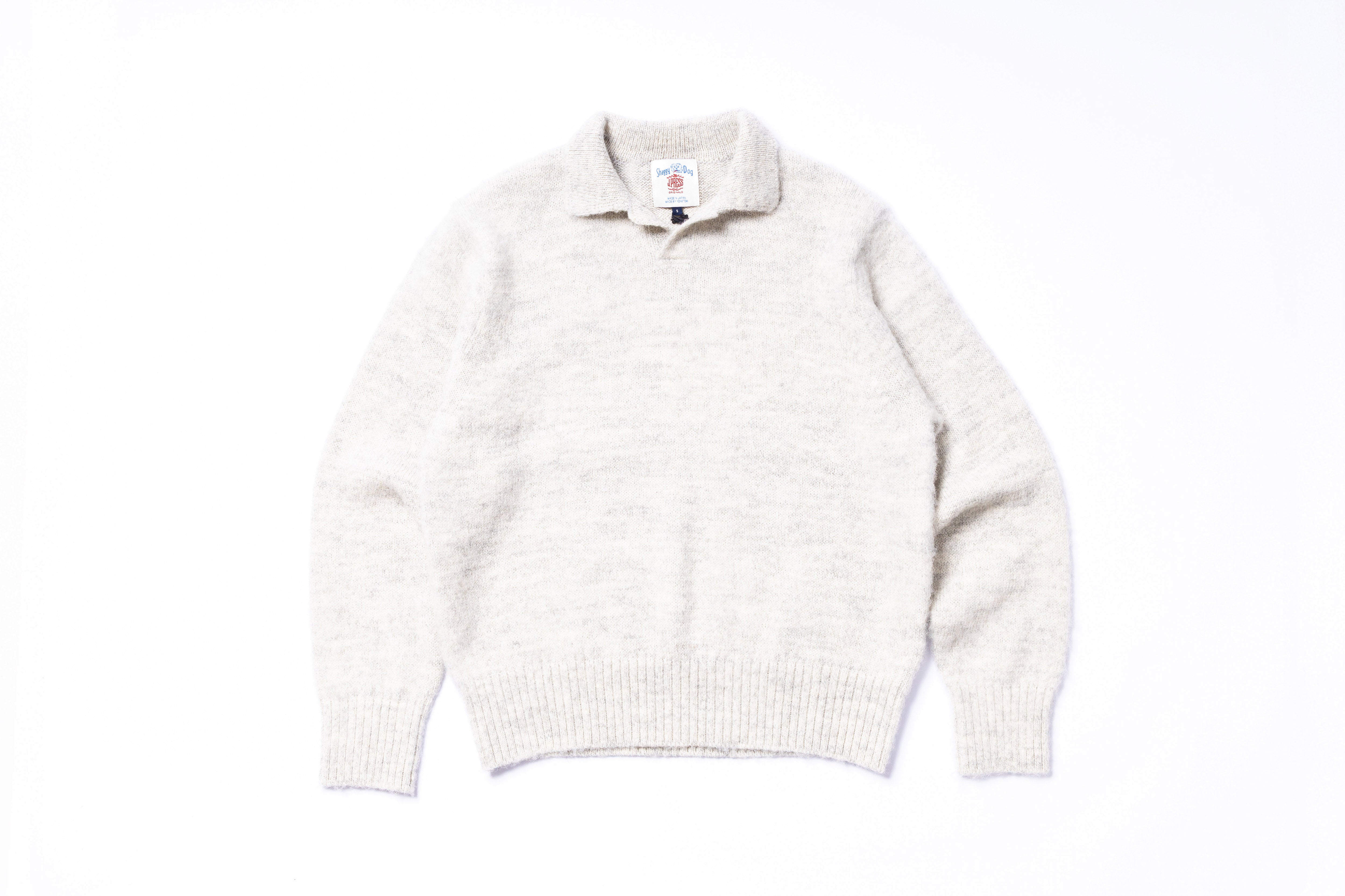 White sweater on a white background