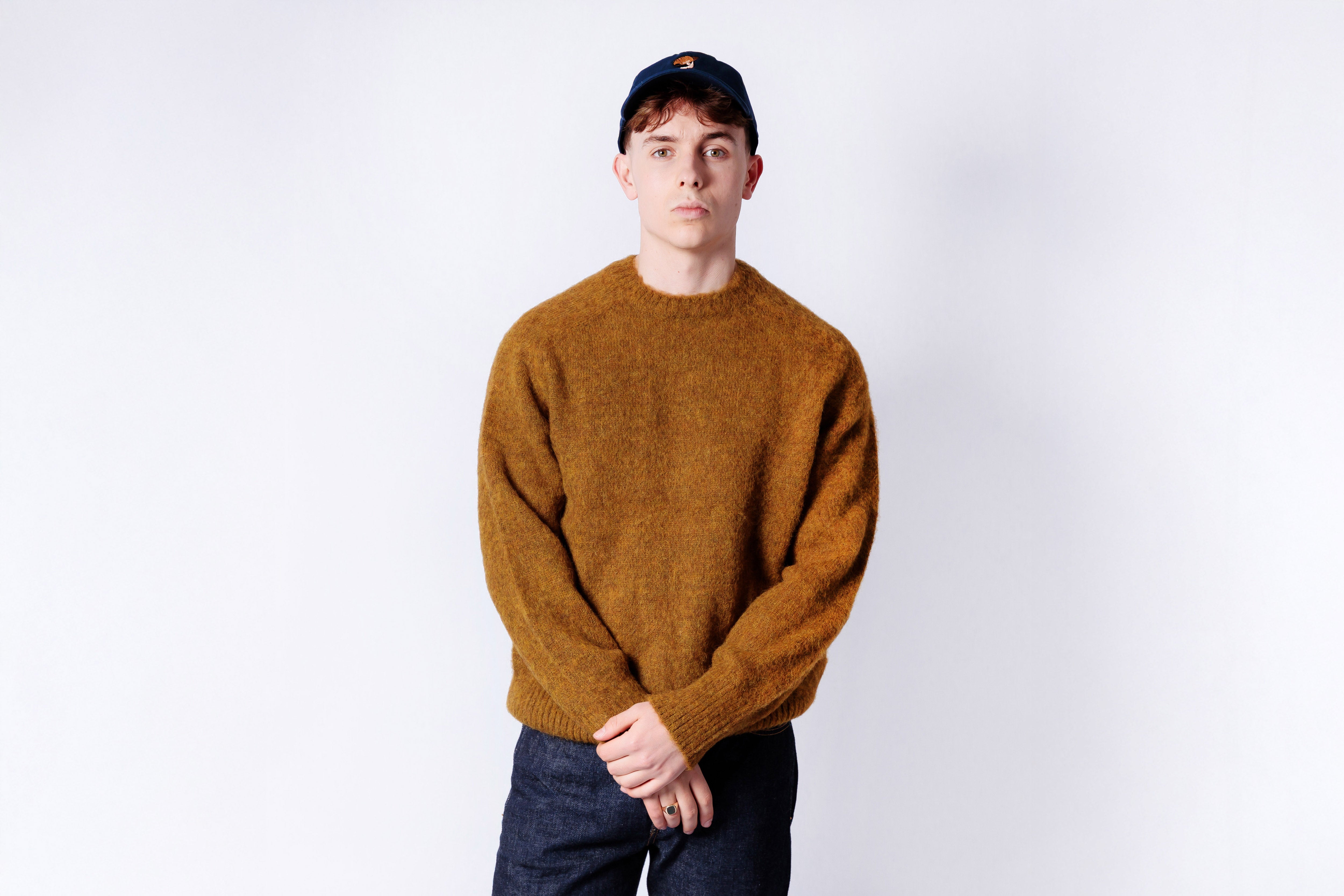 J.PRESS ORIGINALS - Shaggy Dog Sweater in Brown– DOE&DOG
