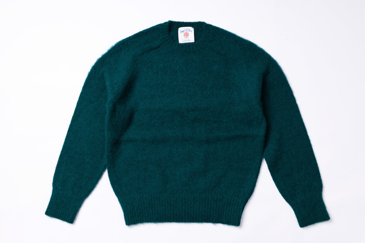 J.PRESS ORIGINALS - Shaggy Dog Sweater in Green