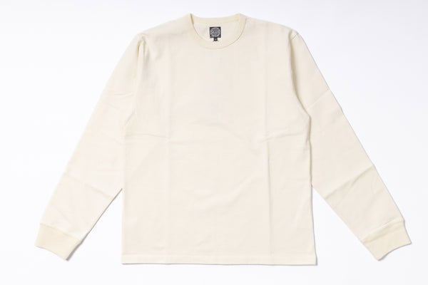 Beige long-sleeve shirt on a white background