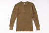 Brown long-sleeve shirt on a white background